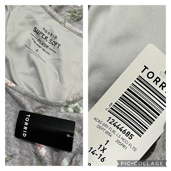 Torrid SZ 1 Mini Hacci Fluted Dress NWT Floral - Picture 11 of 11